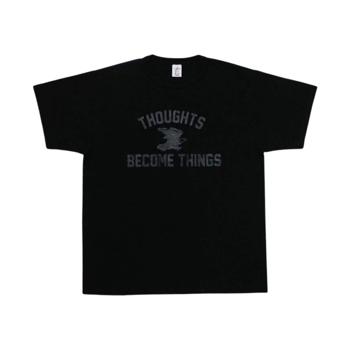 컬렉트 피시스 토트 비컴 띵즈 티셔츠 블랙(Collect Pieces Thoughts Become Things T-Shirt Black)