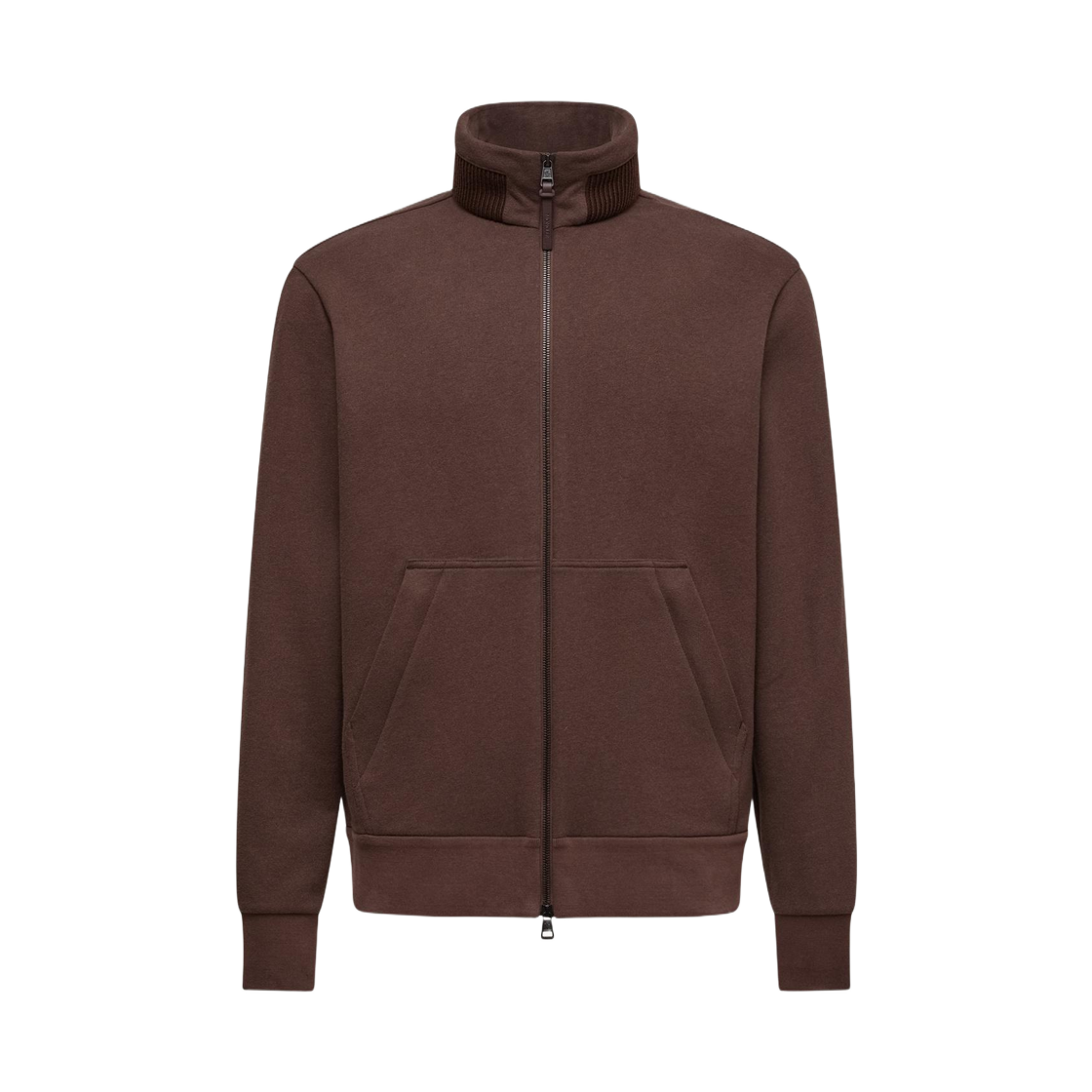 몽클레르 코튼 앤 캐시미어 집업 스웨트셔츠 토프 - 25FW(Moncler Cotton & Cashmere Zip Up Sweatshirt Taupe - 25FW)