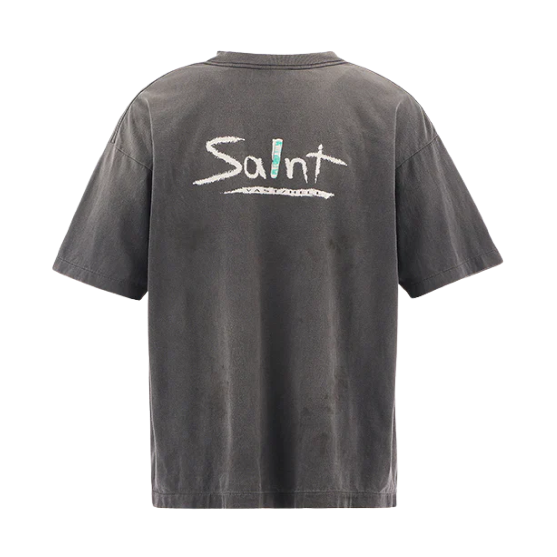 세인트 마이클 마이티 세인트 숏슬리브 티셔츠 블랙 - 25AW(Saint Mxxxxxx Mighty Saint S/S T-Shirt Black - 25AW) - 2