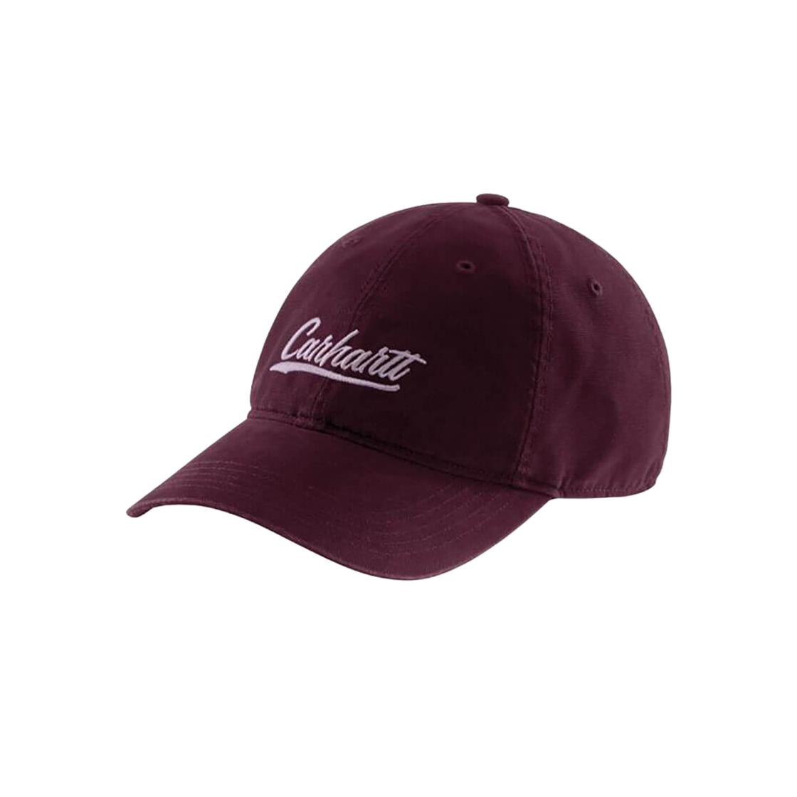 105247-V26 (W) Carhartt Canvas Script Graphic Cap Blackberry