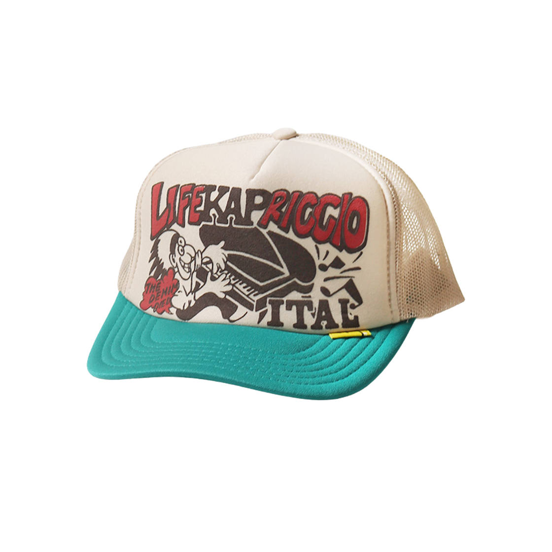 캐피탈 라이프 카프리치오 Pt 트러커 캡 키나리 터콰이즈(Kapital Life Kapriccio Pt Truck Cap Kinari Turquoise)