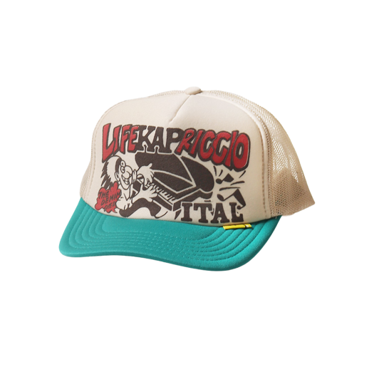 破格 早い者勝ち KAPITAL LIFE RICCIOトラックCAP Kapital Kountry Life Kapriccio Print Trucker Cap | COJP Gallery