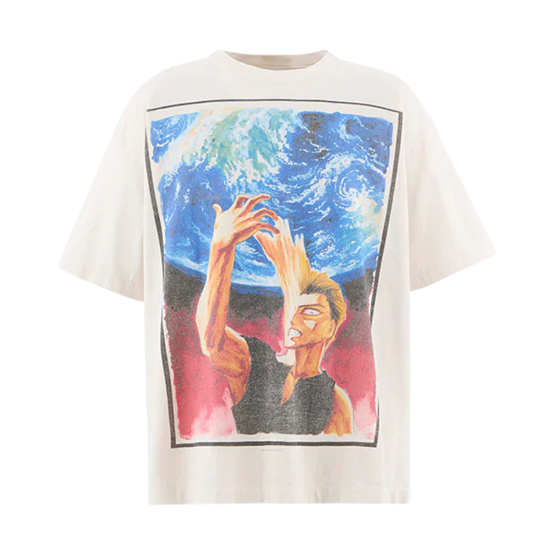 HR1-0000-C27 Saint Mxxxxxx x Parasyte S/S T-Shirt White - 25AW