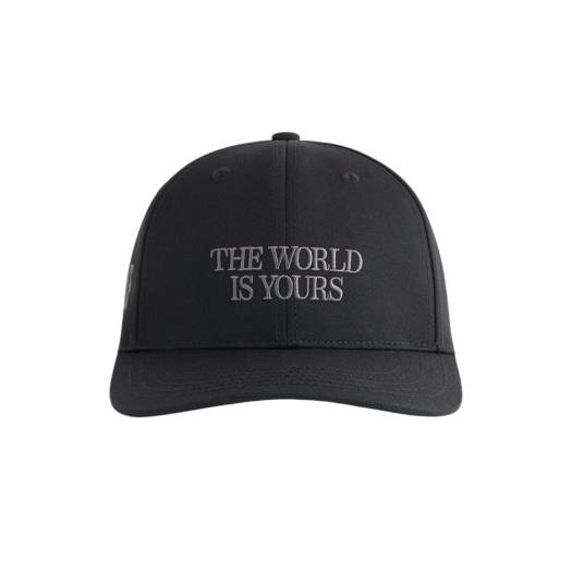 KHM051257-001 Kith x Scarface Twill Tonal Aaron Cap Black