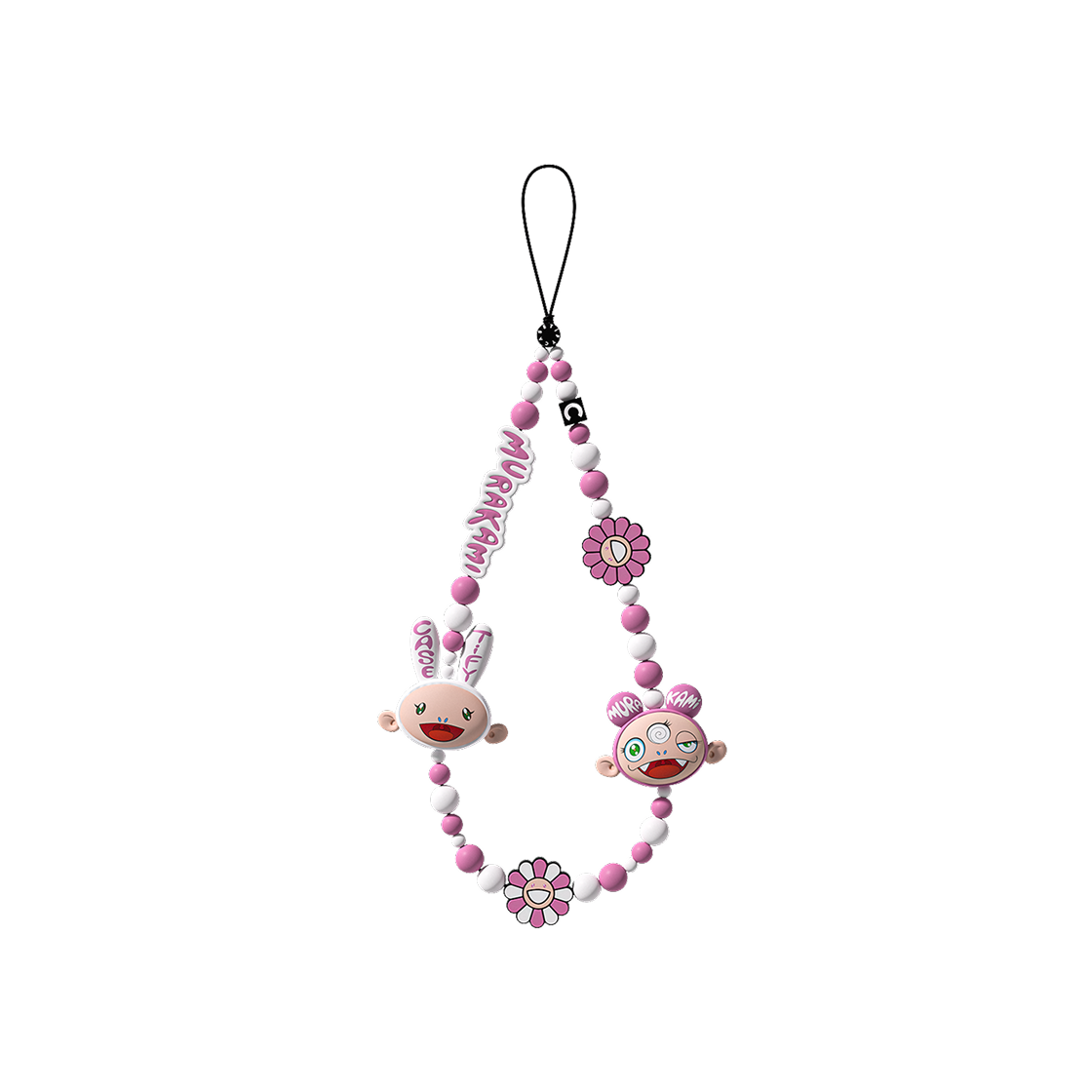 - Casetify x Murakami Takashi Kaikai And Kiki Phone Charm White Pink