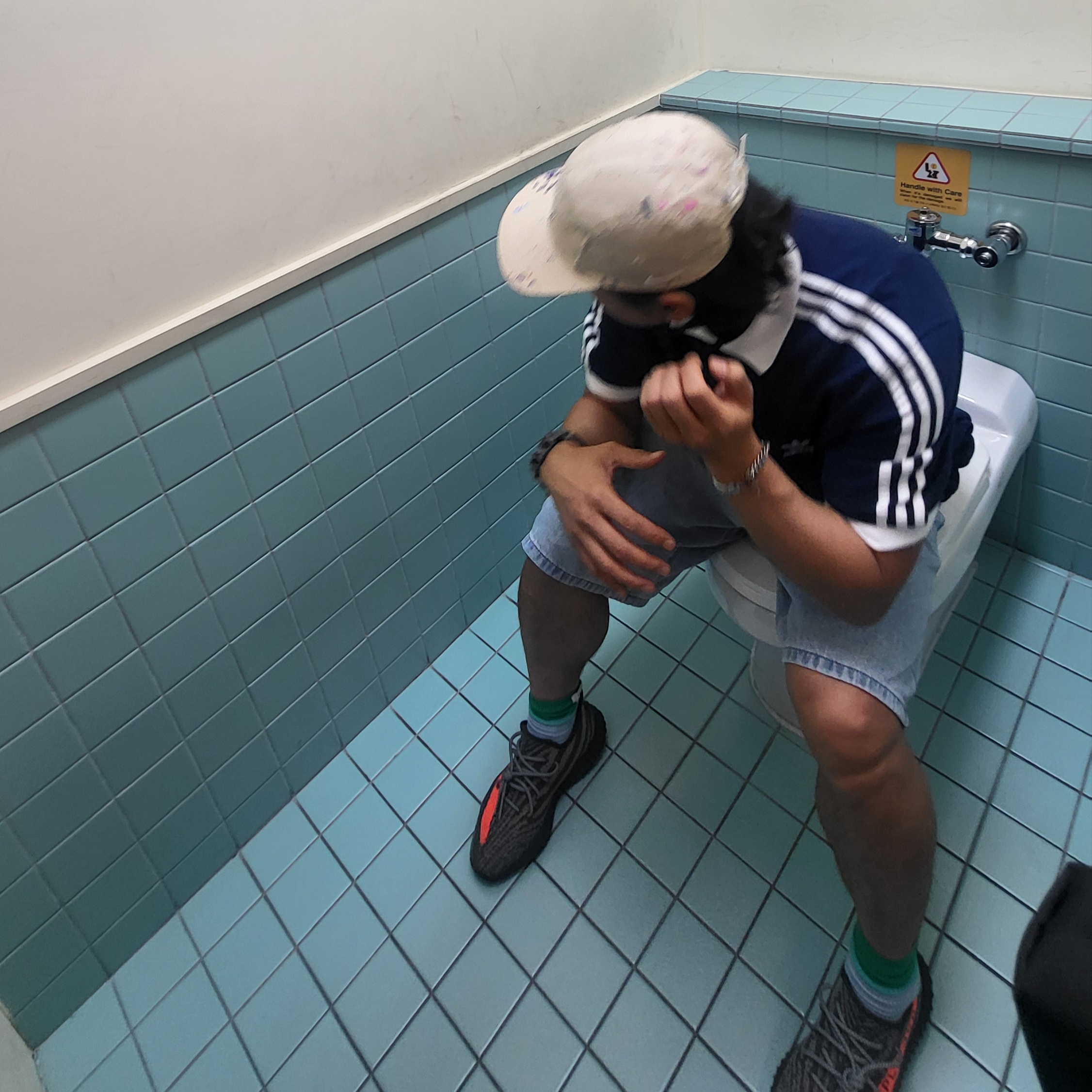 Adidas Adicolor Classic 3-Stripes Polo Shirt Night Indigo - KR Sizing 착용 스타일 - 2