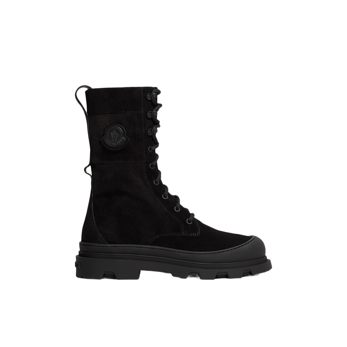 K2-09B-4F00150-M7410-999 (W) Moncler Vera High Suede Lace-Up Boots - 25FW