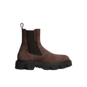 Moncler Peak City Nubuck Chelsea Boots Brown - 25FW