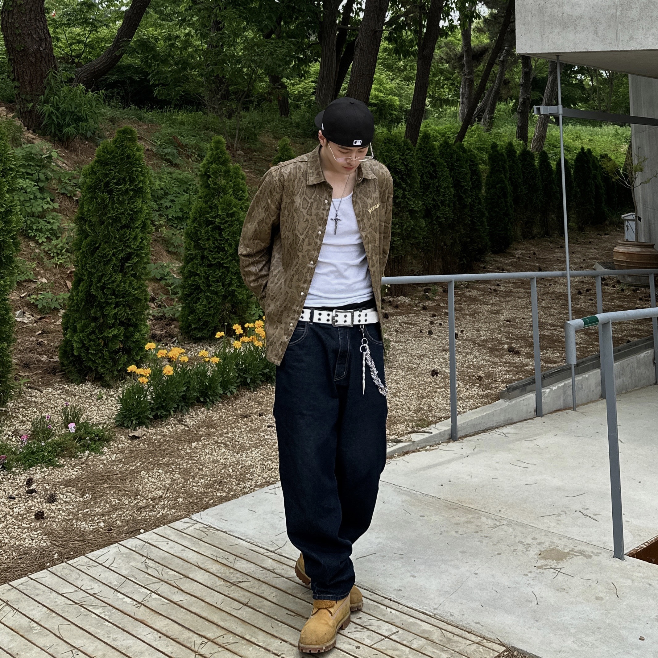 Timberland Premium 6 inch Waterproof Boot Wheat Nubuck - Wide 착용 스타일 - 2