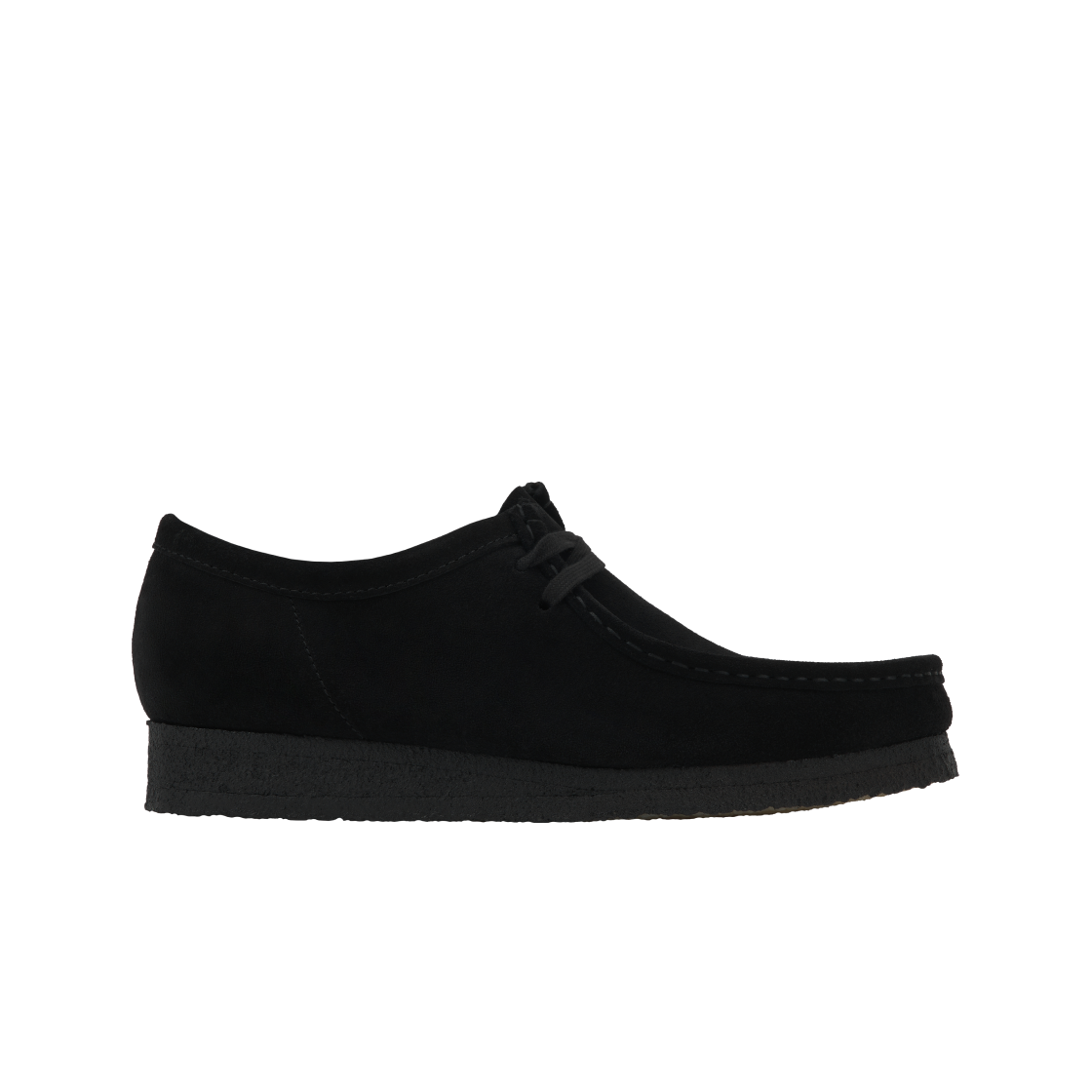 261-55522 (W) Clarks Wallabee Black Suede