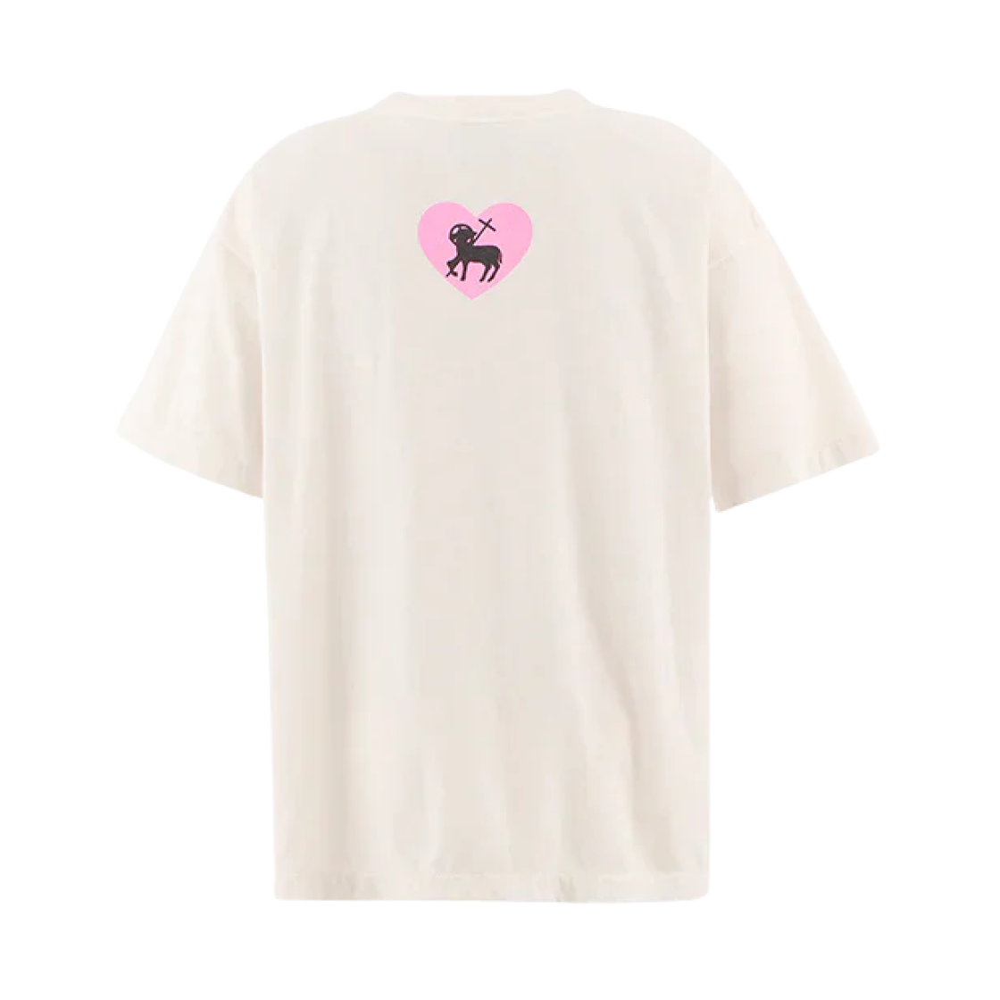 세인트 마이클 하트 세인트 숏슬리브 티셔츠 화이트 - 25AW(Saint Mxxxxxx Heart Saint S/S T-Shirt White - 25AW) - 2