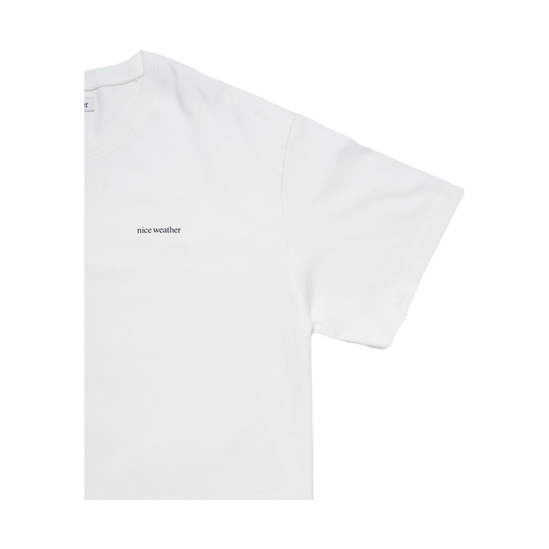나이스웨더 어패럴 튜블라 티셔츠 화이트(Nice Weather Apparel Tubular T-Shirt White) - 4