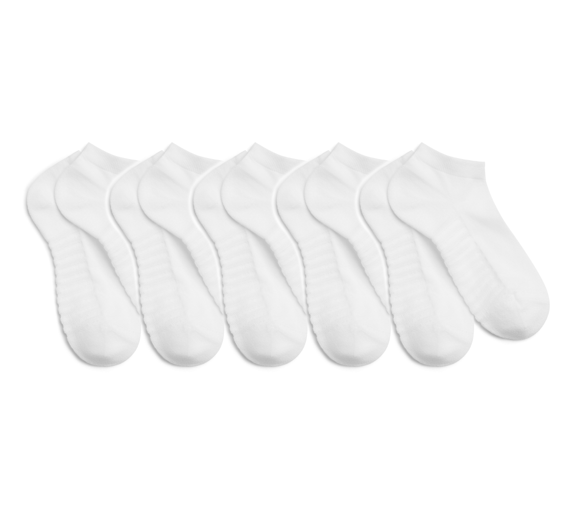 SNEAKERSWT5SET LI2 Airycool Sneakers Socks White 5 SET