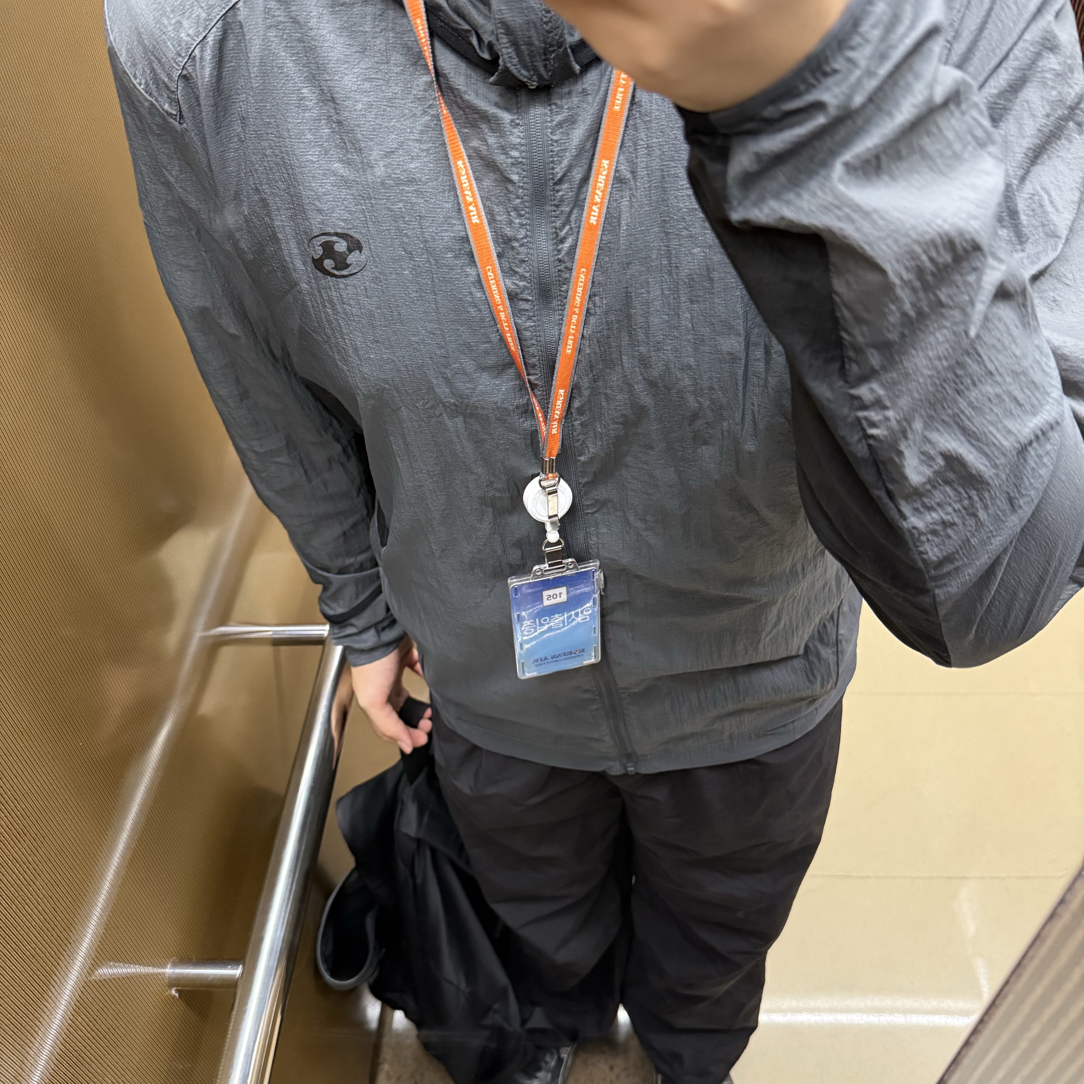 Sansan Gear Air Dash Jacket Charcoal - 24SS 착용 스타일