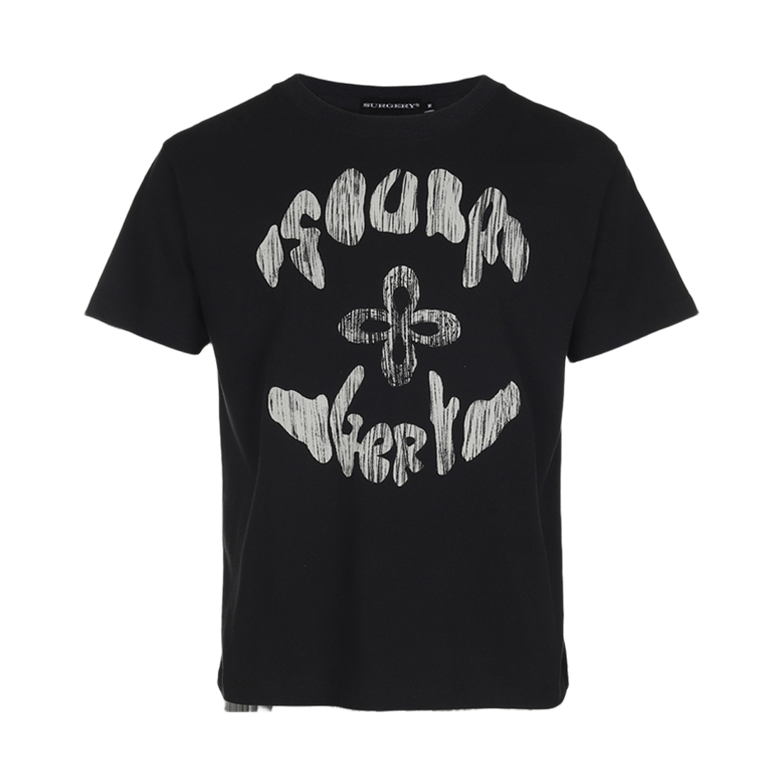 25HSTS01 Surgery Clover Bite T-Shirts Black