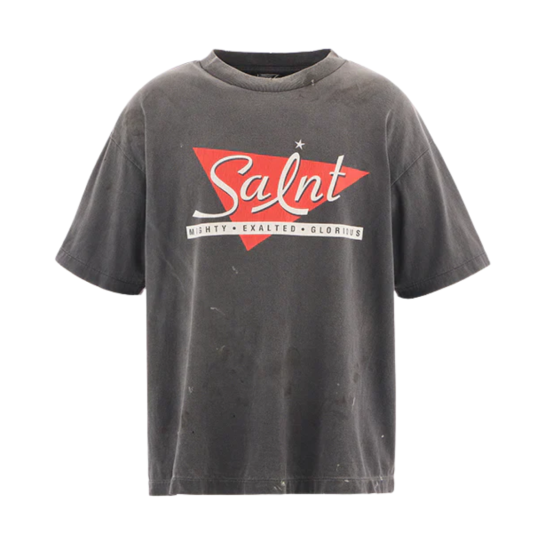 HR1-0000-006 Saint Mxxxxxx Mighty Saint S/S T-Shirt Black - 25AW