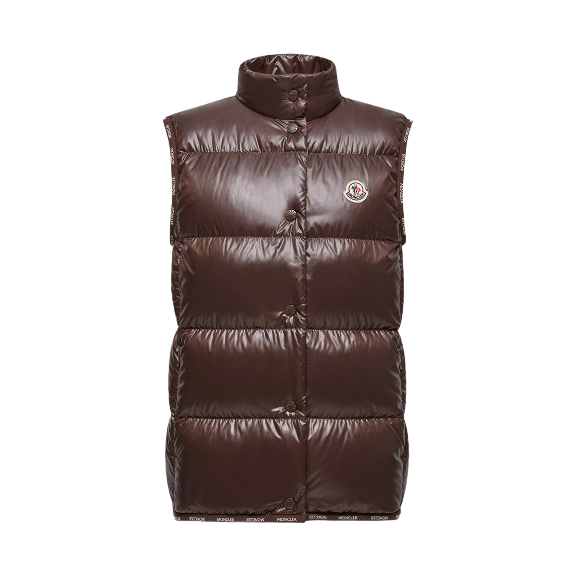 (W) 몽클레르 바디아 다운 질레 브라운 - 25FW((W) Moncler Badia Down Gilet Brown - 25FW) - 1