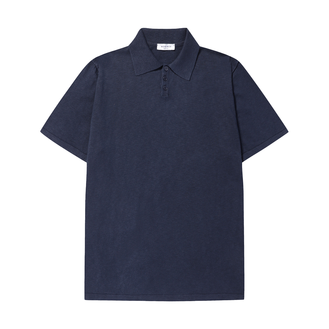 시리즈 울 앤 코 다잉 폴로 니트 다크 블루(Series Wool & Co Dyeing Polo Knit Dark Blue) - 1