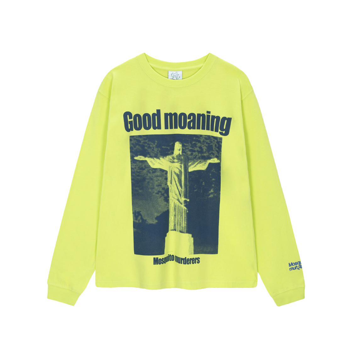 8061238 Mosquito Murderers Good Moaning Long Sleeved Lime