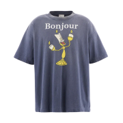 Saint Mxxxxxx x Disney Bonjour S/S T-Shirt Navy - 25AW