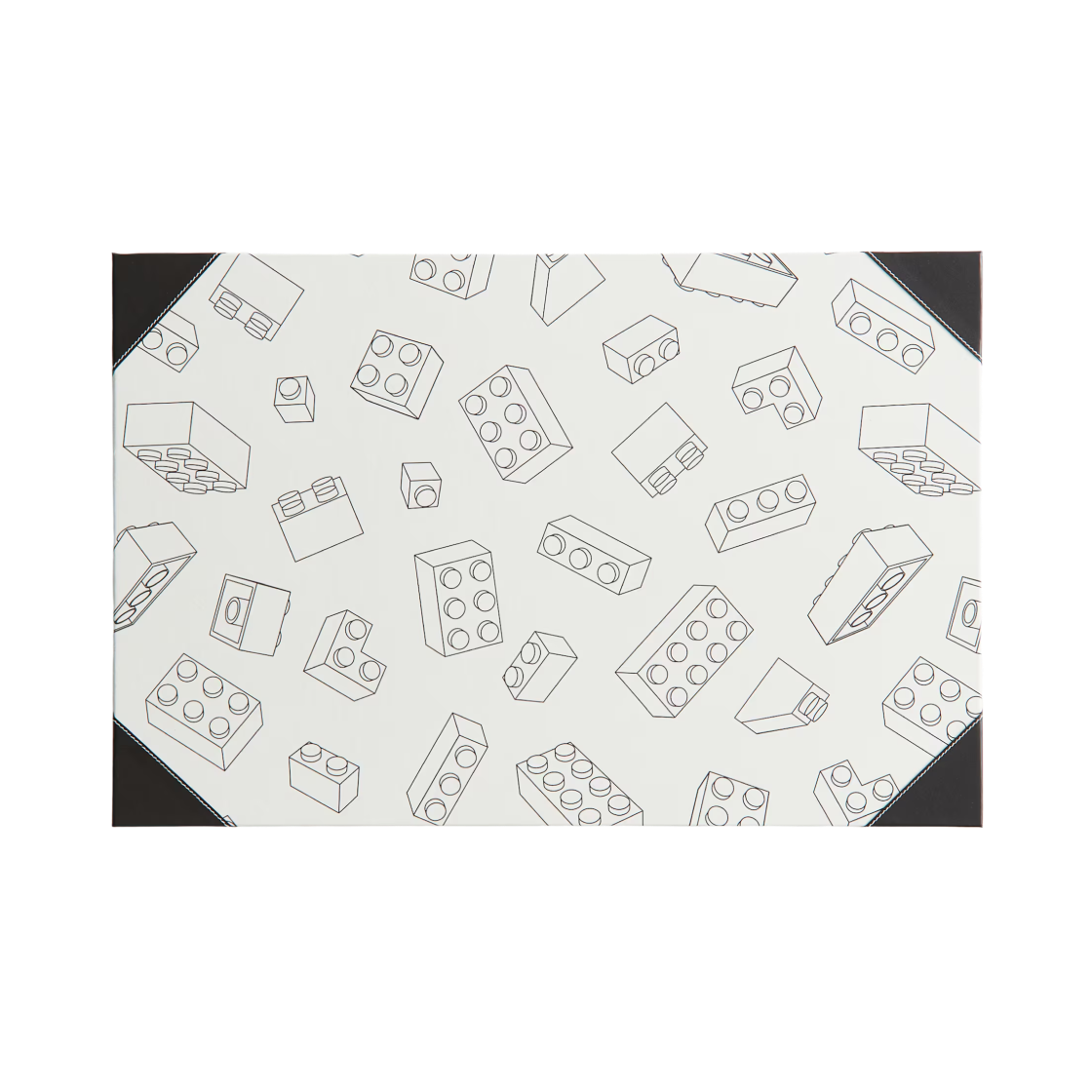 1268941001 H&M x Lego Pattern Desk Pad White Lego