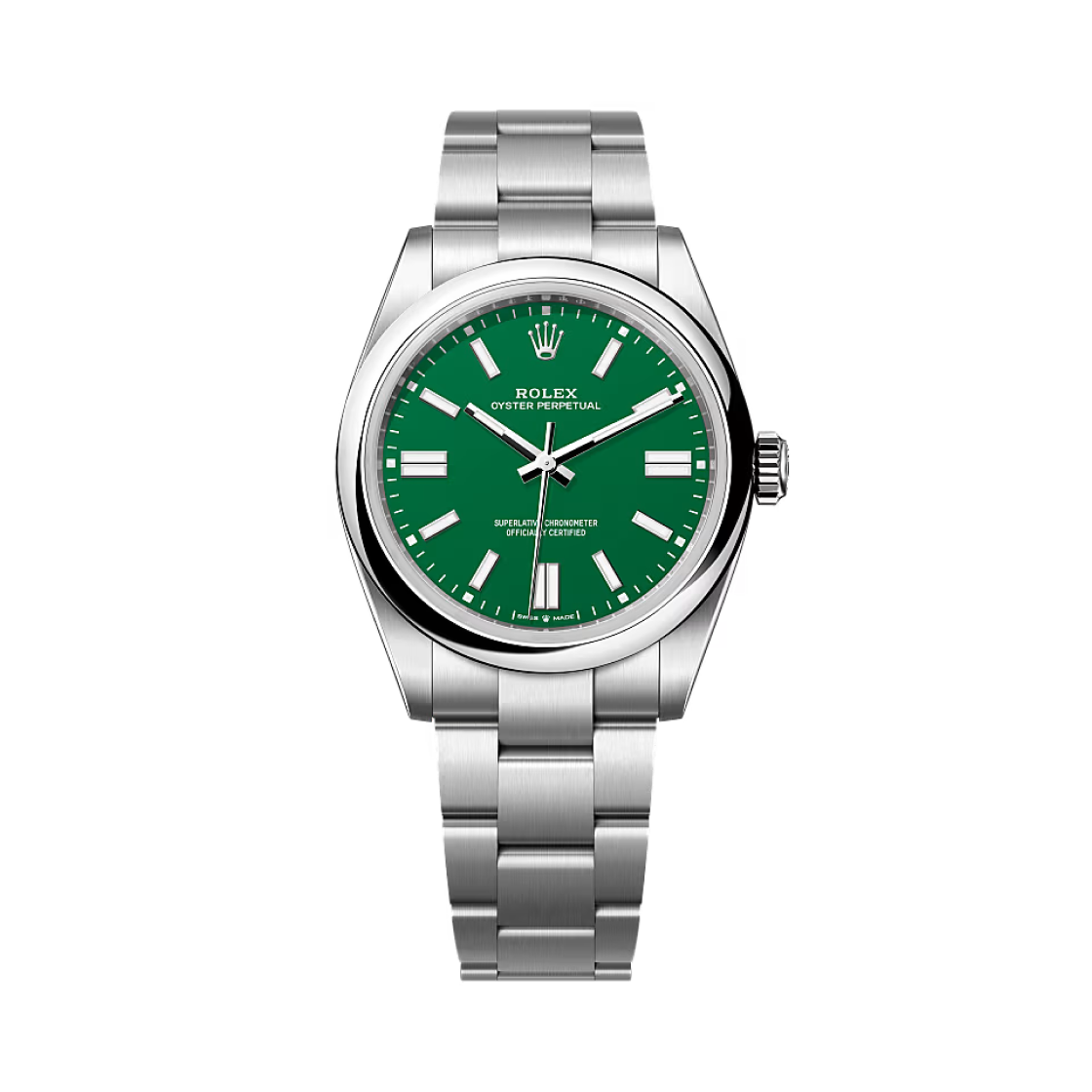 134300 Rolex Oyster Perpetual 41mm 134300 Green Oyster