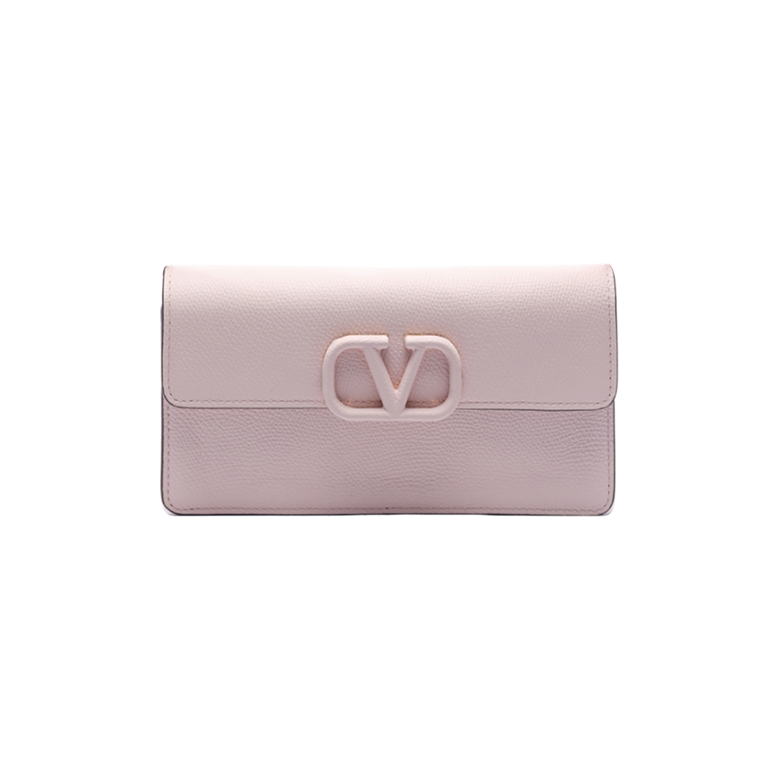 P0S93RQRY9U Valentino Vlogo Signature Chain Wallet Light Pink
