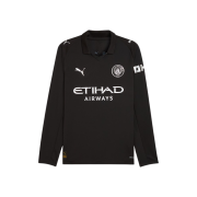 Puma Manchester City 2025/26 Away Replica Long Sleeve Jersey Black (Non Marking Ver.)