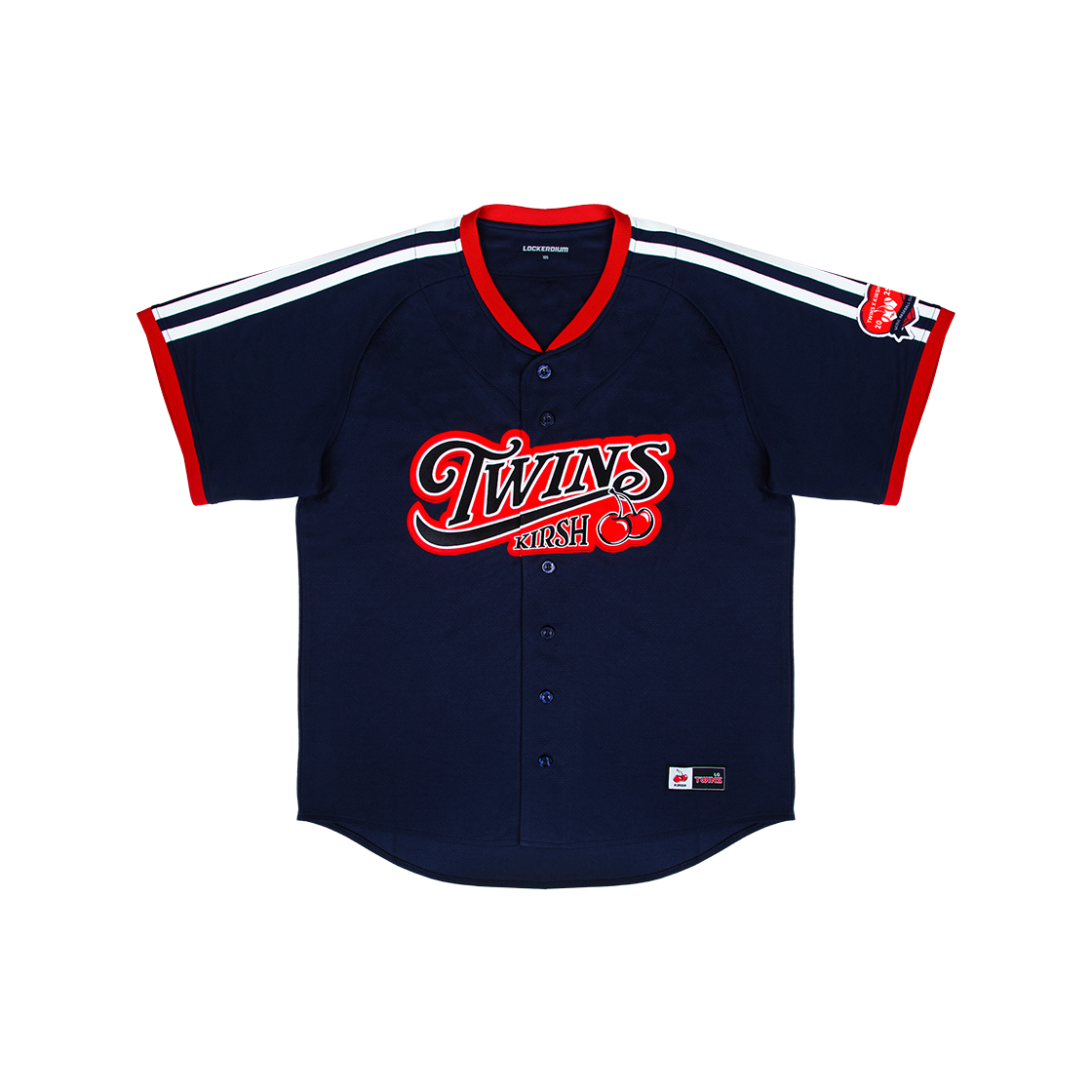 KI255UPTUF004 LG Twins X Kirsh Cherry Twins Uniform NAVY