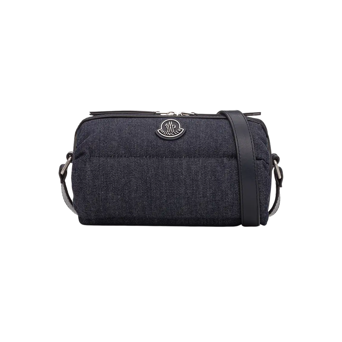 J1-09B-5L00019-M4077-77A Moncler Keoni Denim Crossbody Bag Denim Blue - 24SS