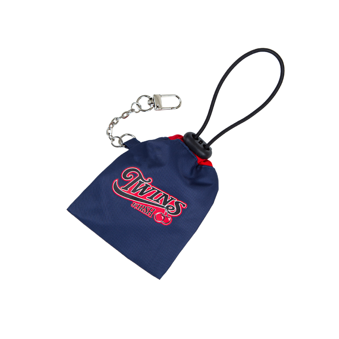 KI255UPTGD035 LG Twins X Kirsh Cherry Twins Nylon String Pouch