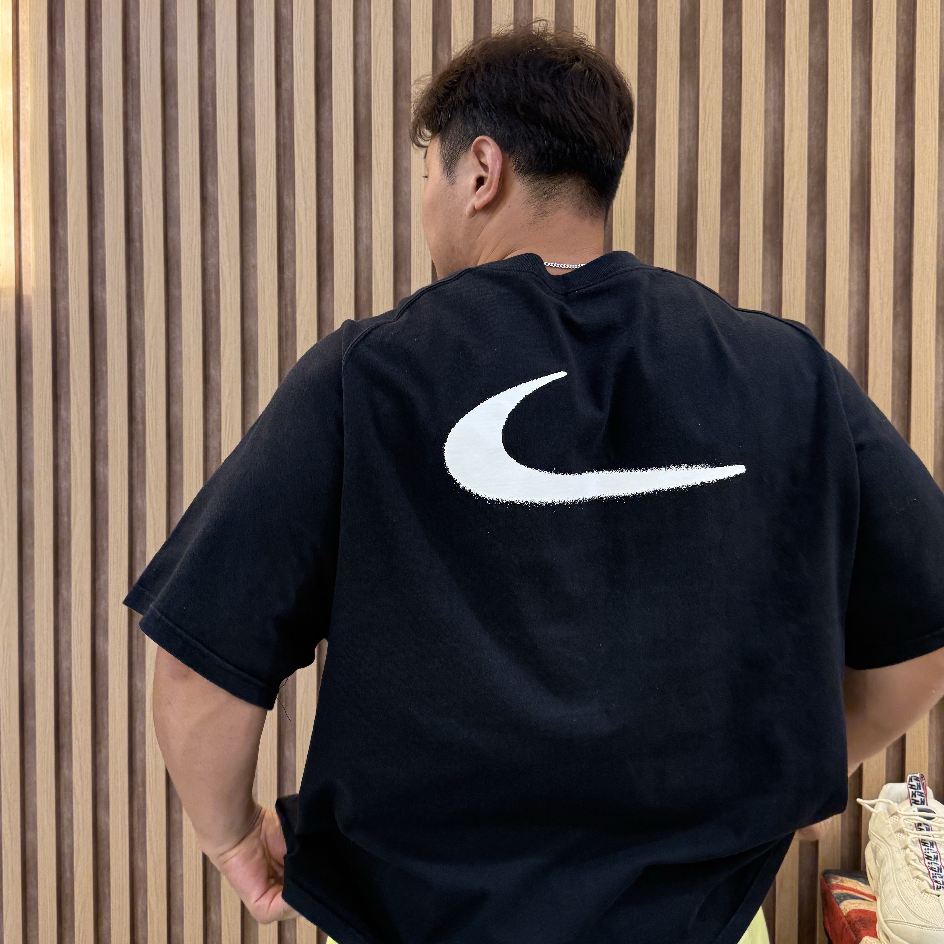 Nike x Off-White NRG Short Sleeve T-Shirt Black 착용 스타일