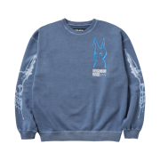 Neighborhood x Fucking Awesome Pigment Dyed L/S Sweat Shirt Navy