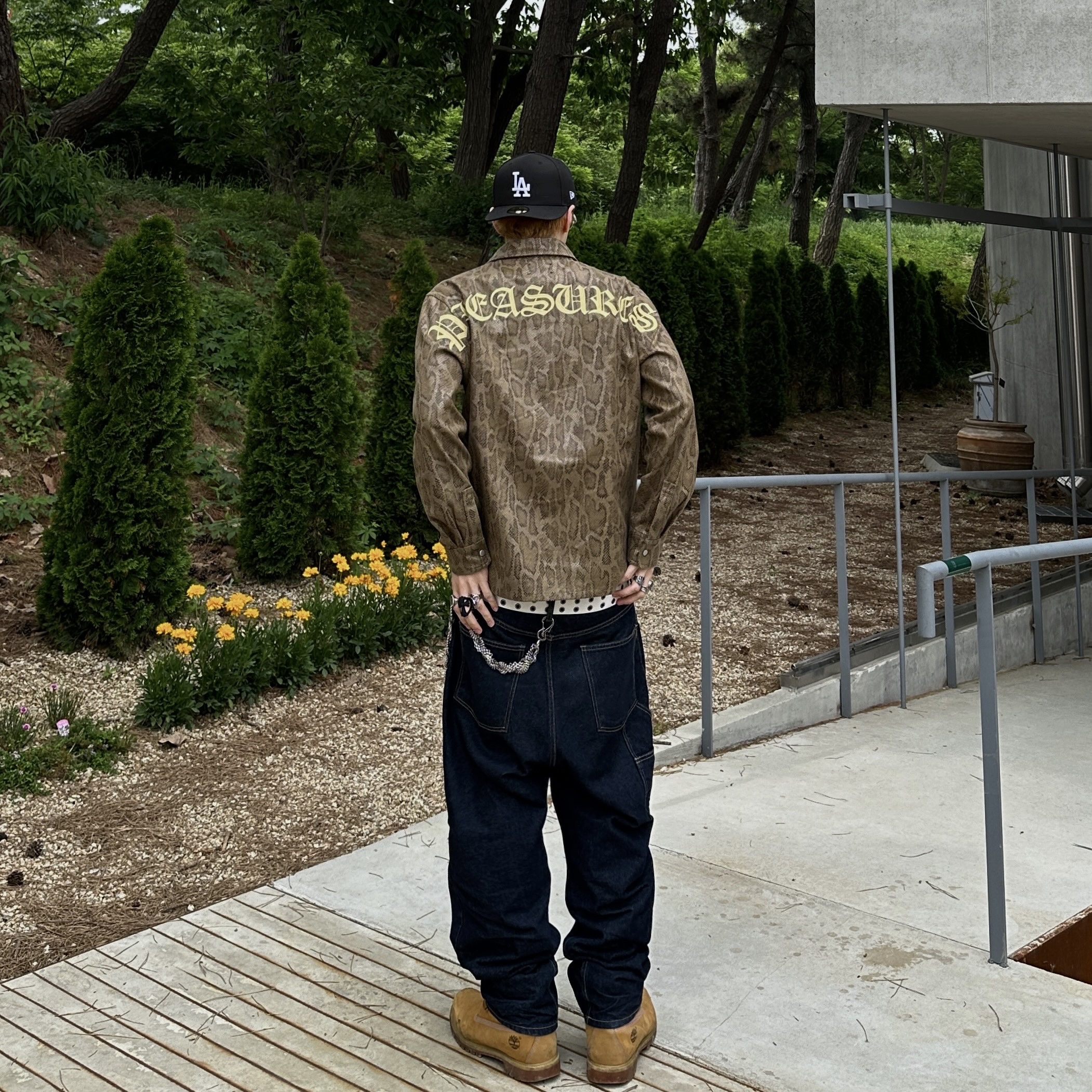 Timberland Premium 6 inch Waterproof Boot Wheat Nubuck - Wide 착용 스타일 - 3
