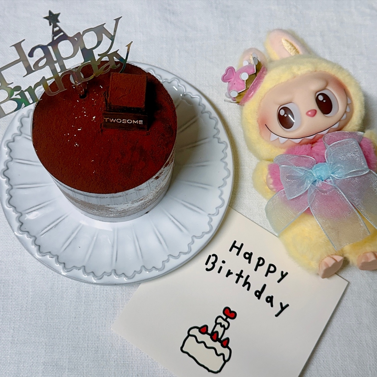 Pop Mart The Monsters Checkmate Series Plush Keyring 착용 스타일 - 1