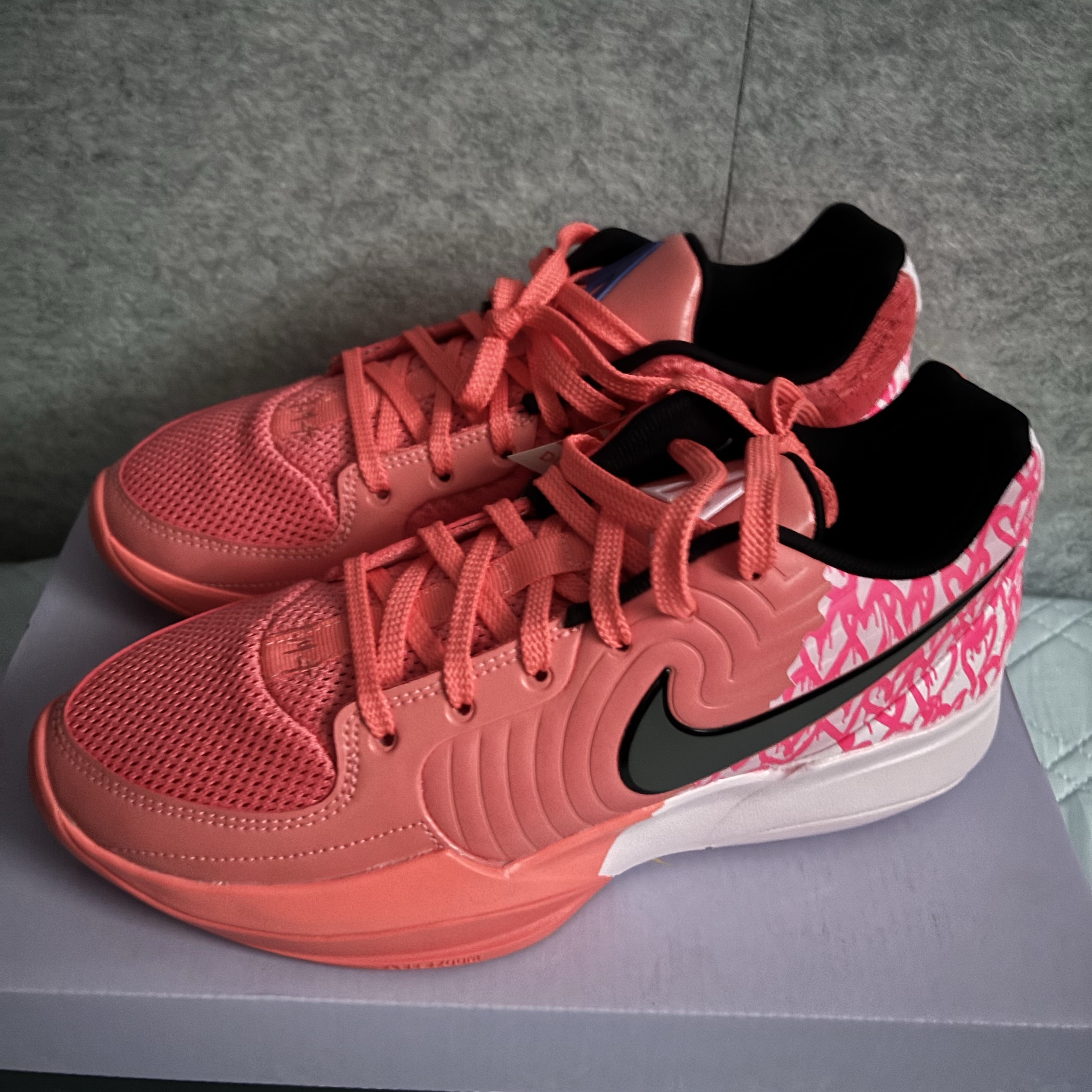 Nike Ja 2 Magic Ember Iron Grey 착용 스타일