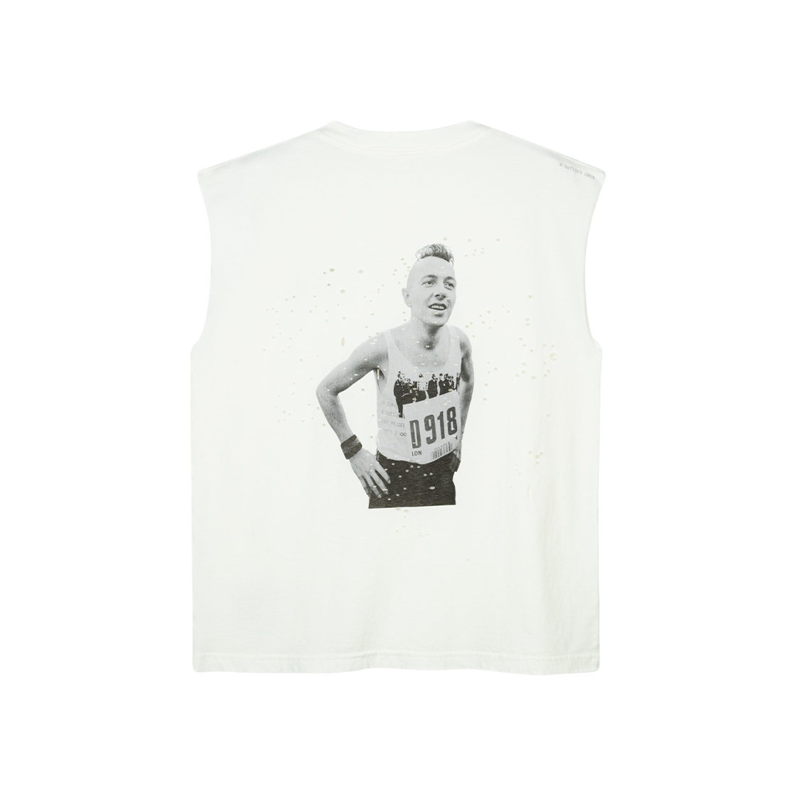 새티스파이 10주년 기념 모스테크 머슬 티셔츠 오프 화이트(Satisfy 10th Anniversary Mothtech Muscle T-Shirt Off White) - 2