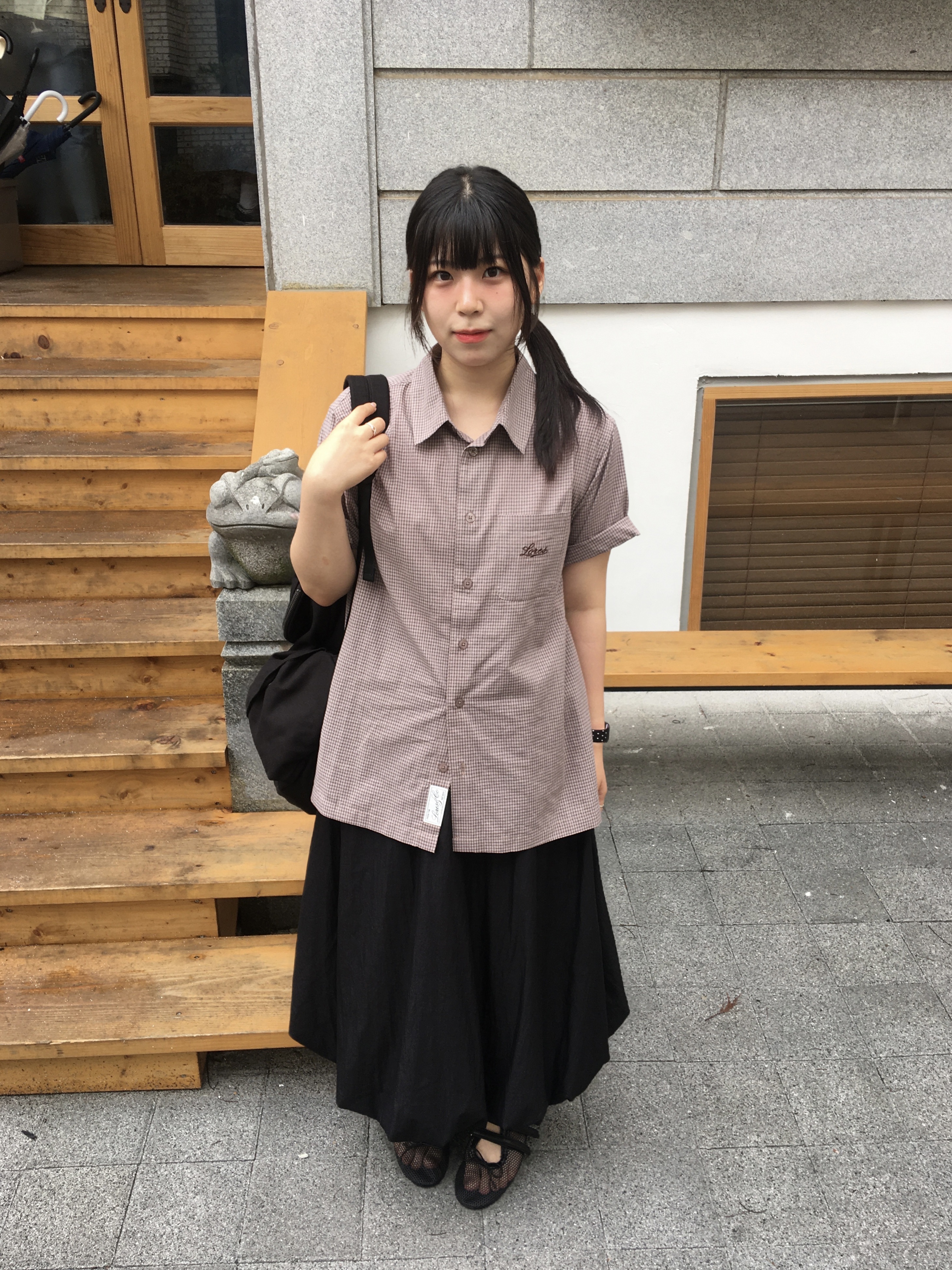 (W) Deinet Mozzi Shoes Black, Sansan Gear Flap Backpack Black - 25SS 착용 스타일 - 1