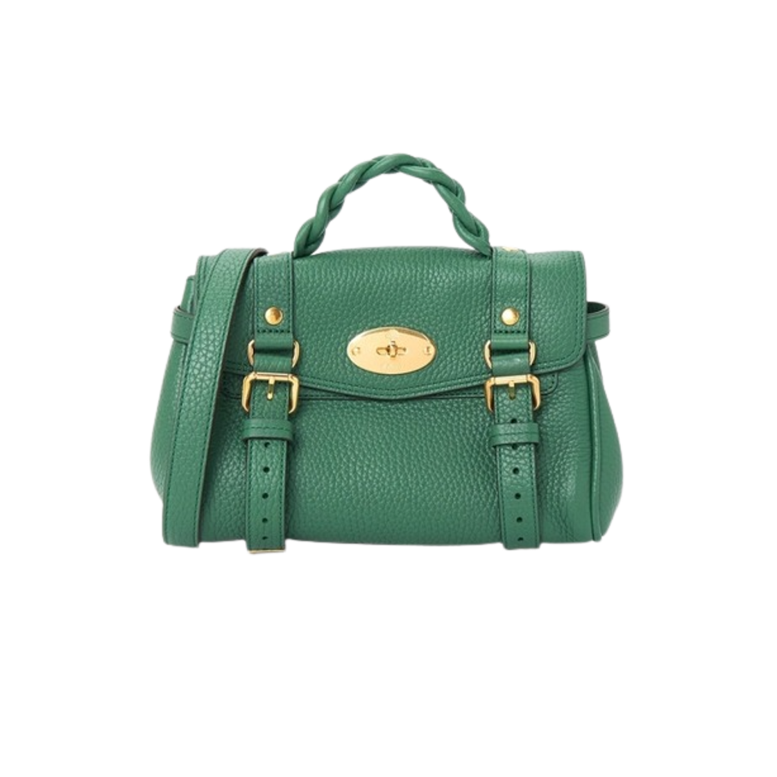멀버리 헤비 그레인 미니 알렉사 그린(Mulberry Heavy Grain Mini Alexa Green)
