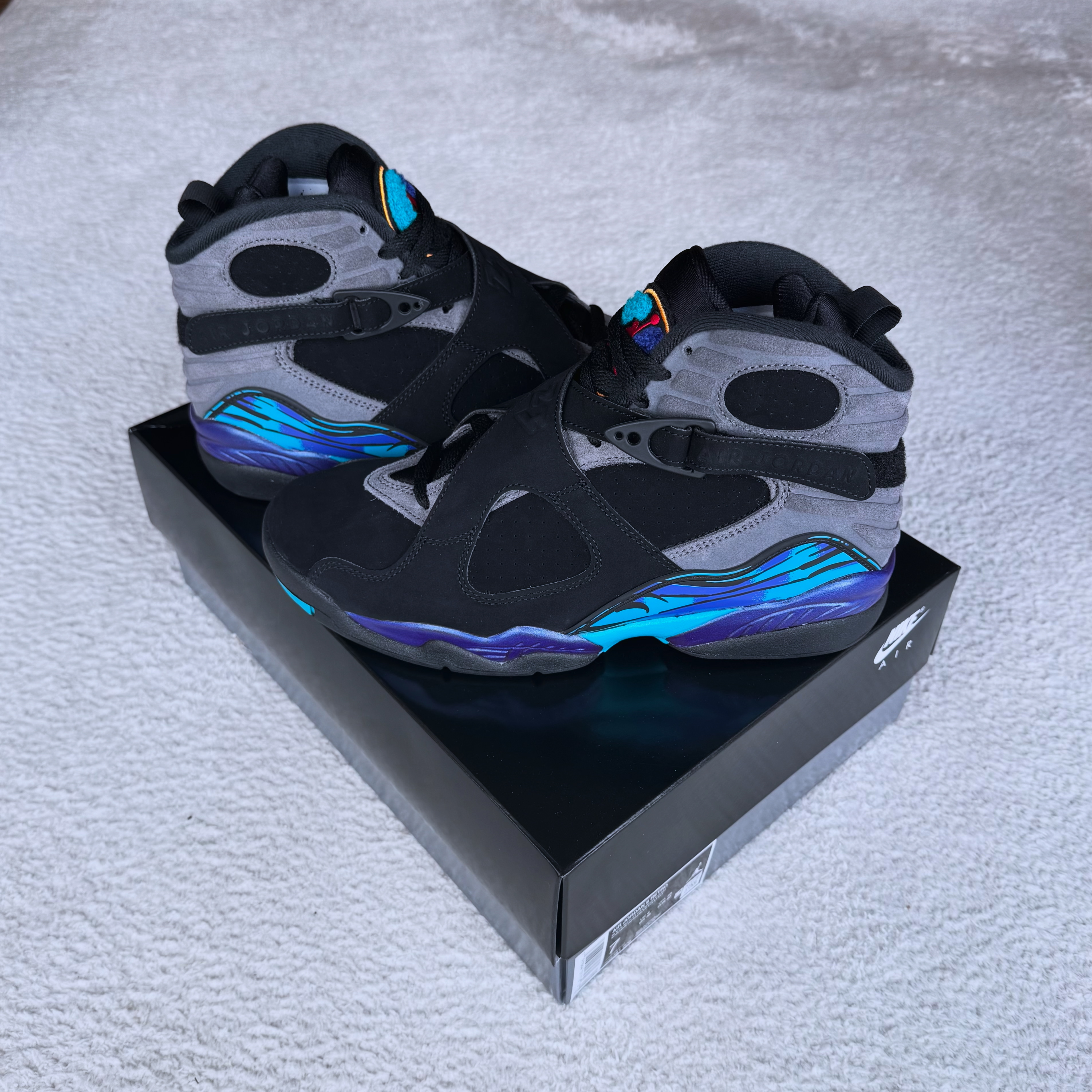 Jordan 8 Retro Aqua 2025 착용 스타일