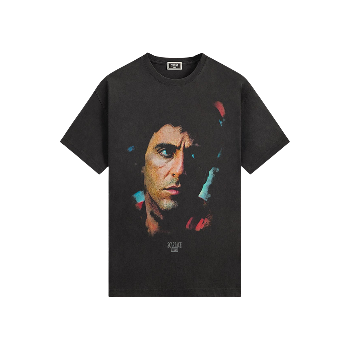 키스 x 스카페이스 토니 포트레이트 빈티지 티셔츠 블랙(Kith x Scarface Tony Portrait Vintage T-Shirt Black) - 1