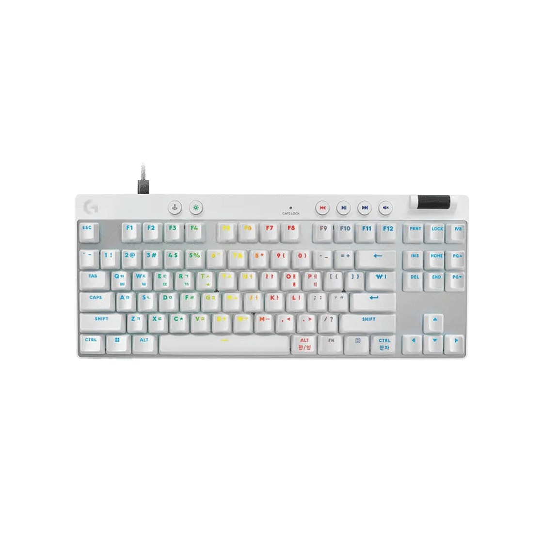 로지텍G PRO X TKL RAPID 화이트(Logitech G PRO X TKL RAPID White)