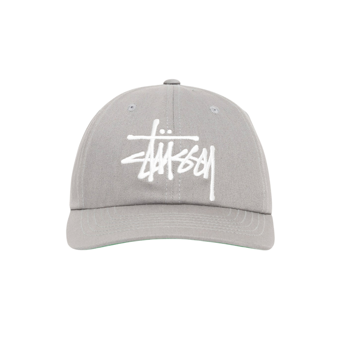 1311144 Stussy Low Profile Big Basic Snapback Steel Grey