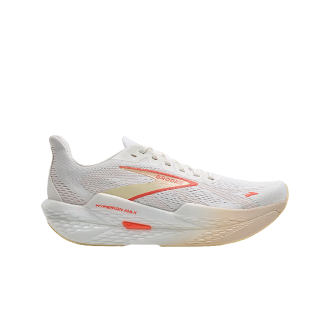 (W) 브룩스 러닝 하이페리온 맥스 2 화이트 - B 미디움((W) Brooks Running Hyperion Max 2 White - B Medium) - 1