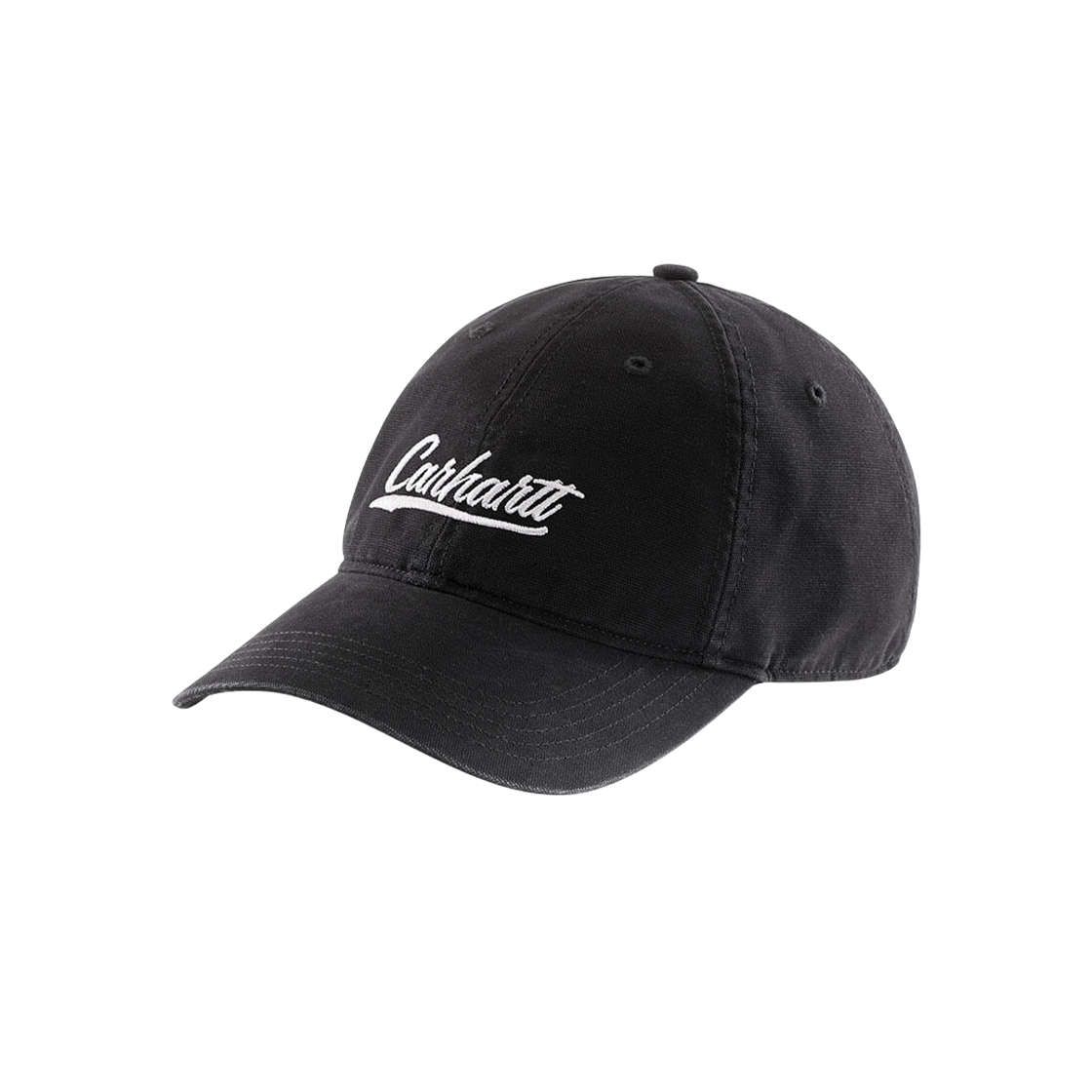 105247-N04 (W) Carhartt Canvas Script Graphic Cap Black