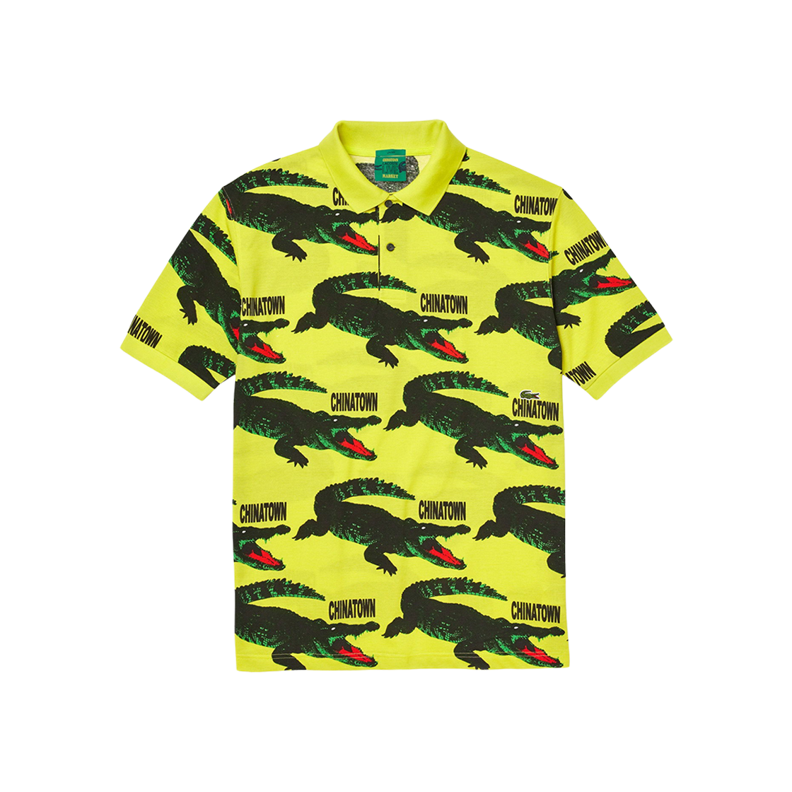 라코스테 x 차이나타운 마켓 에디션 폴로 옐로우(Lacoste x Chinatown Market Edition Polo Yellow)