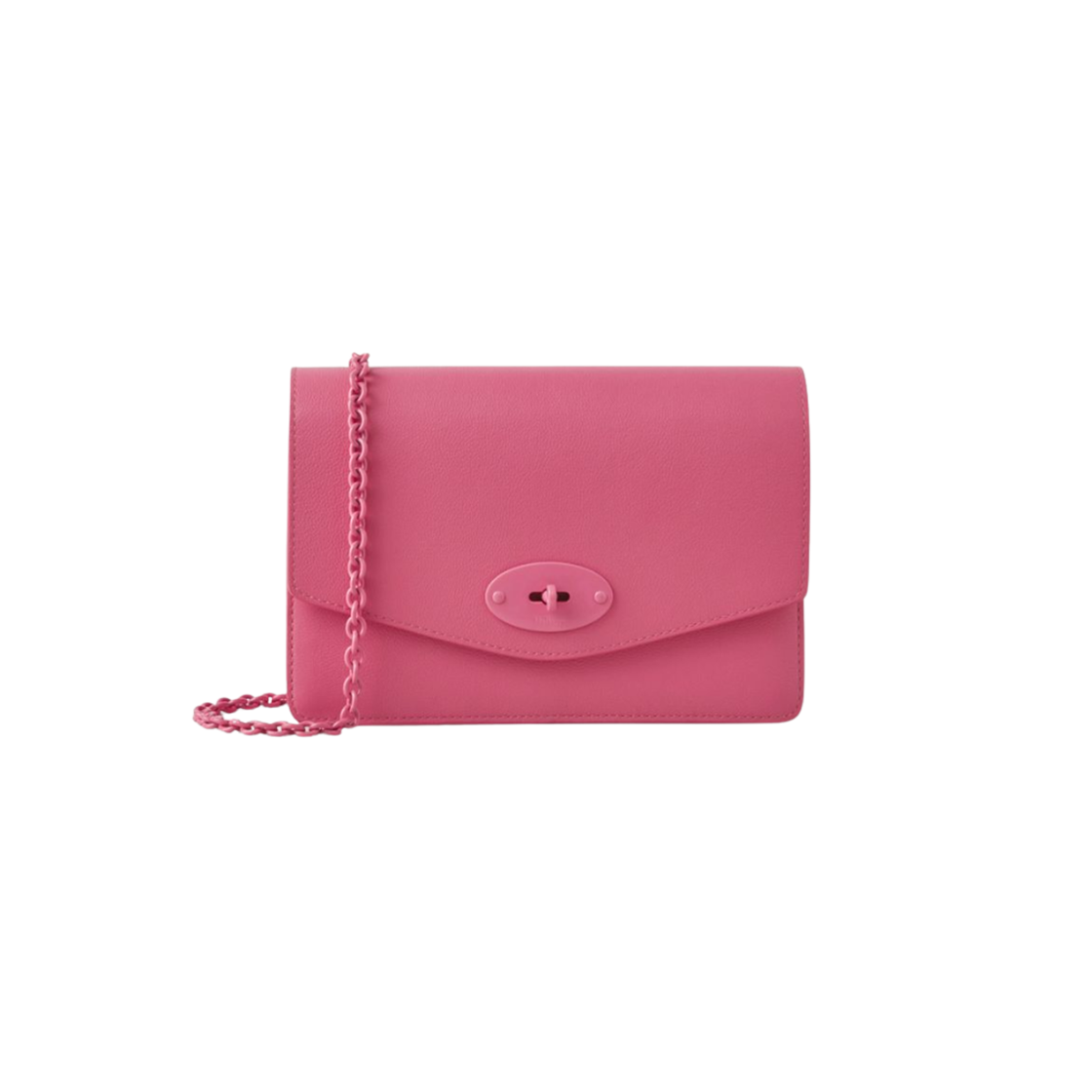 멀버리 마이크로 클래식 그레인 스몰 달리 제라늄 핑크(Mulberry Small Darley with Micro Classic Grain Geranium Pink)