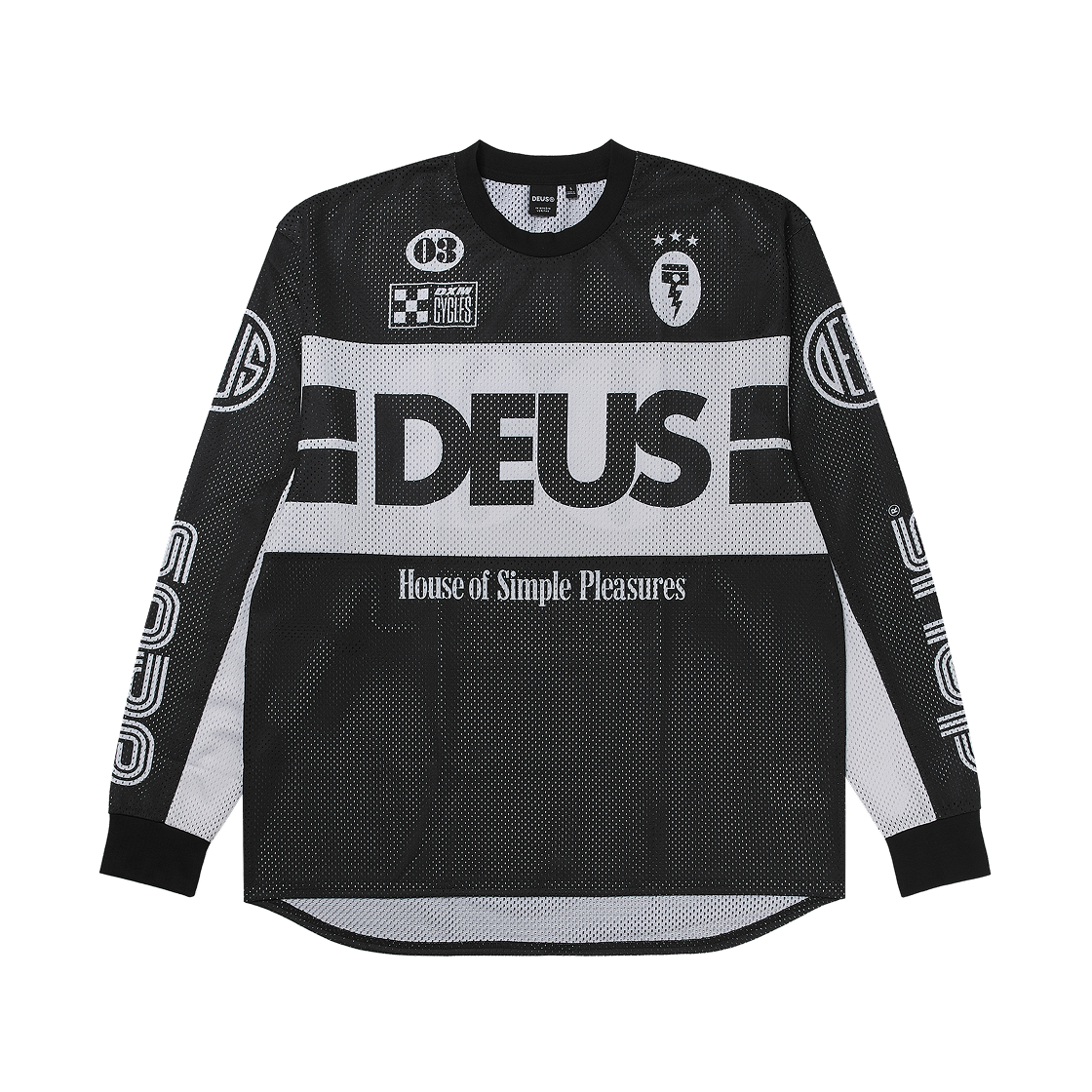 데우스 엑스 마키나 오프 로드 MX 저지 블랙(Deus Ex Machina Off Road MX Jersey Black)