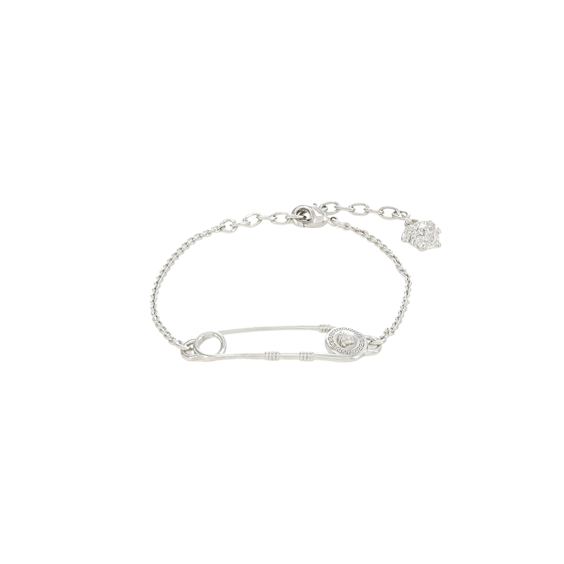 1016385-1A00620-3J030 (W) Versace Safety Pin Bracelet Palladium