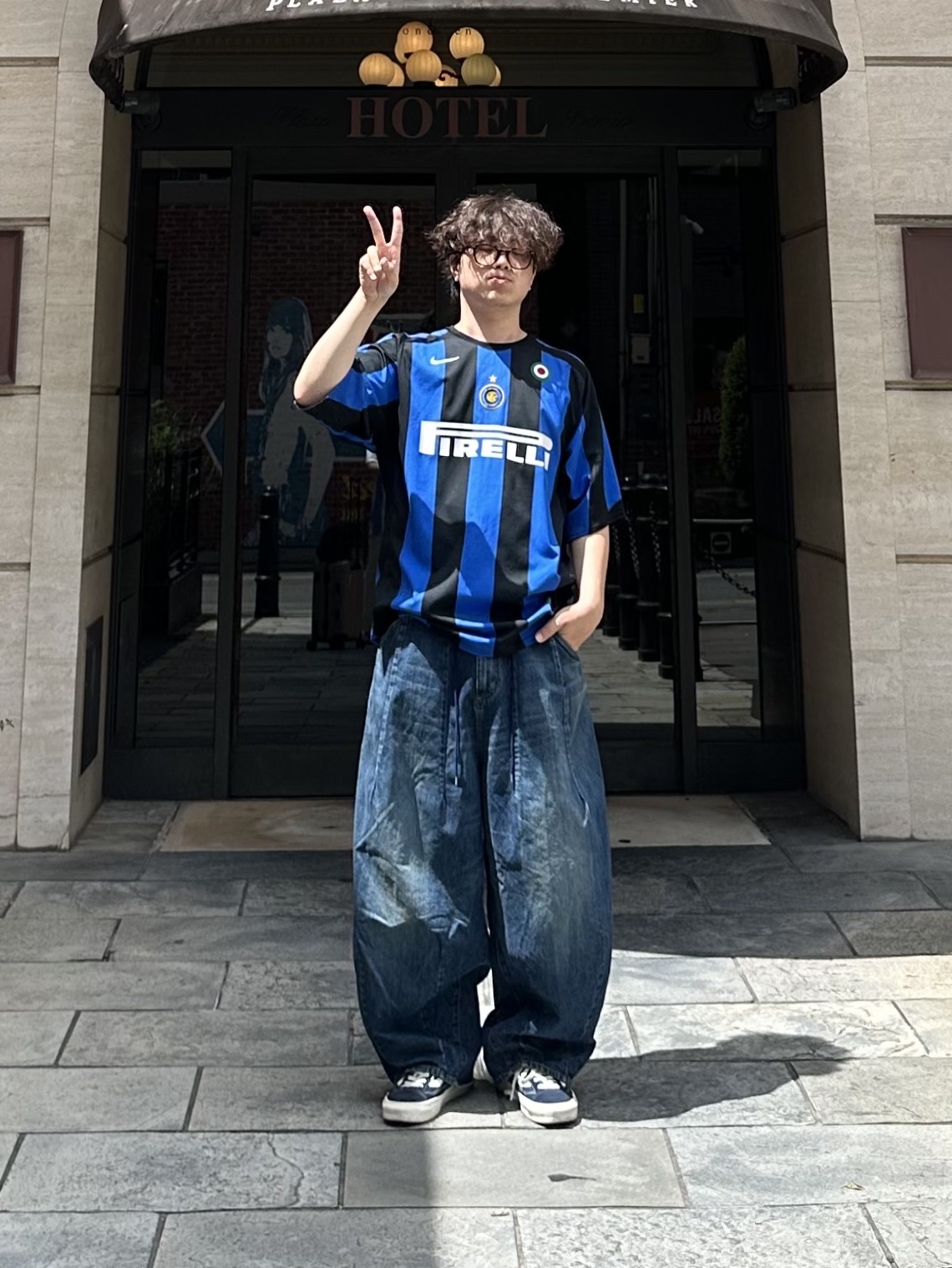 Vans Style 36 Suede Dress Blues, Needles H.D. Pants 12 Oz Denim Indigo 착용 스타일